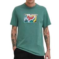 T-shirt Vert Homme Converse Comic