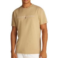 T-Shirt Beige Homme Tommy HilfigerLinear