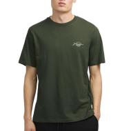 T-shirt Kaki Homme Jack & Jones Ferris 12287695