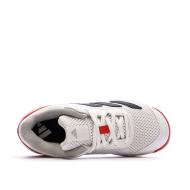 Tenis Blanco/Rojo Niño Adidas Courtflash ver 4