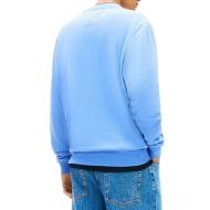 Sweat Bleu Homme Tommy Hilfiger Reg Flag Crews vue 2