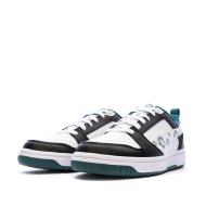 Baskets Noires/Blanches/Vertes Garçon Puma Rebound V6 vue 6