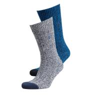X2 Paires de Chaussettes Bleu Femme Superdry Twist Sock