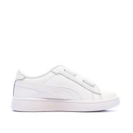 Baskets Blanc Mixte Puma Smash 3.0 vue 2