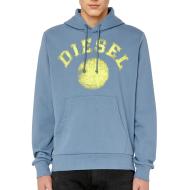 Sweat Bleu Homme Diesel Felpa pas cher