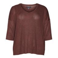 Pull Rouge Femme Vero Moda Curve Brianna 3/4