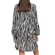 Robe Noire/Blanche à Motifs Femme Vila Vifini vue 2