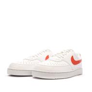 Baskets Blanches/Oranges Homme Nike Court Vision Low vue 6