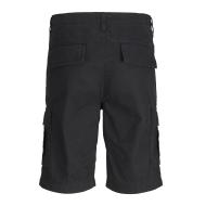 Short Noir Garçon Jack & Jones Cargo 12274580 vue 2