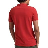 Polo Rouge Homme Superdry Destroy vue 2