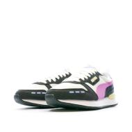 Baskets Noir/Rose Femme Puma R78 vue 6