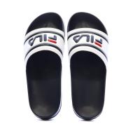 Claquettes Marines/Blanches Homme Fila Morro vue 3