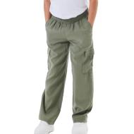 Pantalon fluide Kaki Fille Name it Bella pas cher