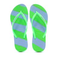 Tongs Bleu/Vert Femme Havaianas Slim Color Fun Infrad vue 3