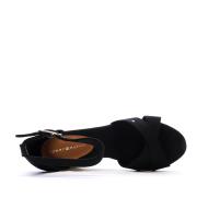 Sandales Noires Femme Tommy Hilfiger Flag vue 4