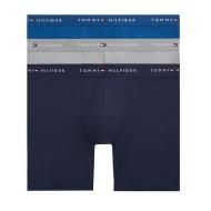 X3 Boxers Bleu/Gris/Marine Homme Tommy Hilfiger Brief pas cher