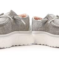 Chaussures Grises Femme Hey Dude Peak Chambra vue 7