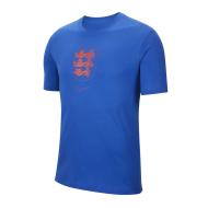 Angleterre T-shirt Bleu Homme Nike Evergreen Crest pas cher
