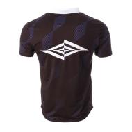 Polo Noir/Bleu Homme Umbro King 22e vue 2