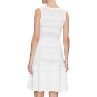 Robe Blanche Femme Morgan Tricot 241RMNAIA vue 2