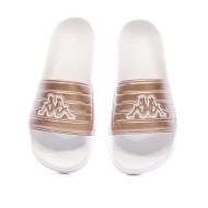 Claquettes Blanc/Bronze Femme Kappa Matese 4 vue 3