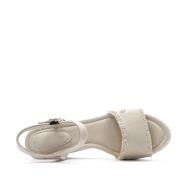 Sandales à Talons Beige Femme Tommy Hilfiger Wedgeee vue 4