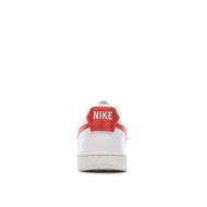 Baskets Blanches/Rouge Femme Nike Court Vision vue 3