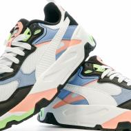 Baskets Noires/Rose Fille Puma Trinity vue 7