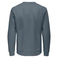 Sweat Bleu Grisé Homme Only & Sons Chase vue 2