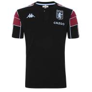 Aston Villa Polos foot Noir Homme Kappa 2021/2022 pas cher
