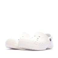 Sandales Crocs Blanches Mixte Baya Lined Clog vue 6