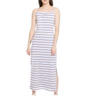 Robe à rayures Mauve Femme Nike Dress Maxi pas cher