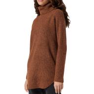 Pull Long Marron Femme Pieces Ellen