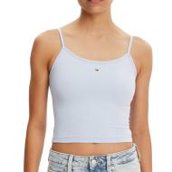 x 2 Débardeurs Blanc/Bleu Femme Tommy Hilfiger Essential vue 2