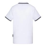 Polo Blanc Homme Schott PSWILL2 vue 2