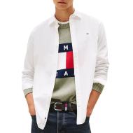 Chemise Beige Homme Tommy Hilfiger Poplin