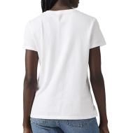 T-Shirt Blanc/Rose Femme Levi's The Perfect vue 2