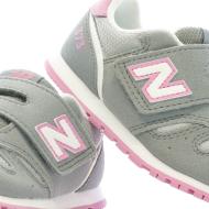 Baskets Grises/Roses Fille New Balance 373 vue 7