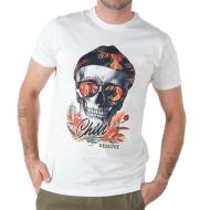 T-shirt Blanc Homme Deeluxe Jek