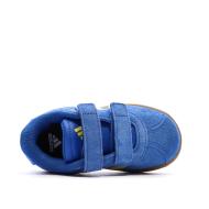 Baskets Bleu/Jaune Fille Adidas Grand Court 3.0 vue 4