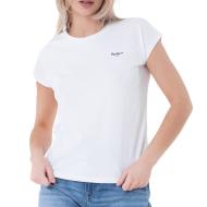 T-shirt Blanc Femme Pepe jeans Bloom0