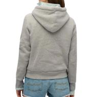 Sweat Gris Femme Superdry Lot 54 Hood vue 2
