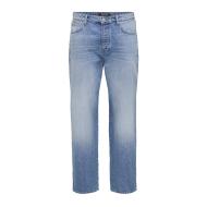 Jean Loose Bleu Homme Only & Sons fade 5752 pas cher