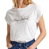 T-shirt Blanc Femme Pepe jeans Hannon
