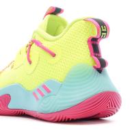 Baskets de Basketball Jaune Fluo Mixte Adidas Harden Stepback 3 vue 7