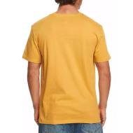 T-shirt Jaune Homme Quiksilver Circle Trim vue 2