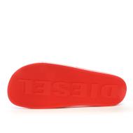 Claquettes Rouges Homme Diesel Mayemi vue 2