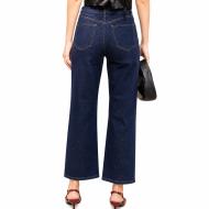 Jean Droit Bleu Foncé Femme Oraije Solange vue 2