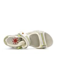 Sandales Blanche/Grise Femme Relife Jisper vue 4