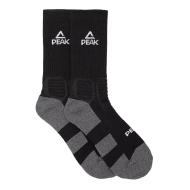 X2 Paire de Chaussettes Noir Homme PEAK SPORT Elite pas cher